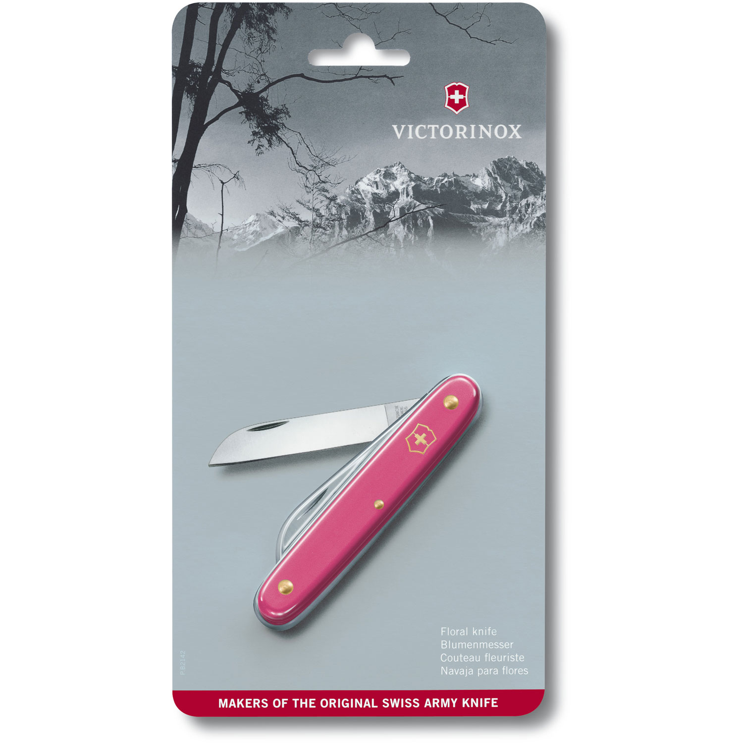 Victorinox Blumenmesser pink in Blister