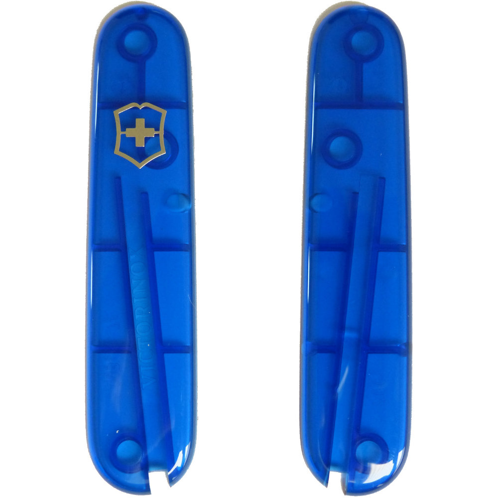 Victorinox Taschenmesser Ersatzschalen 84mm transparent blau