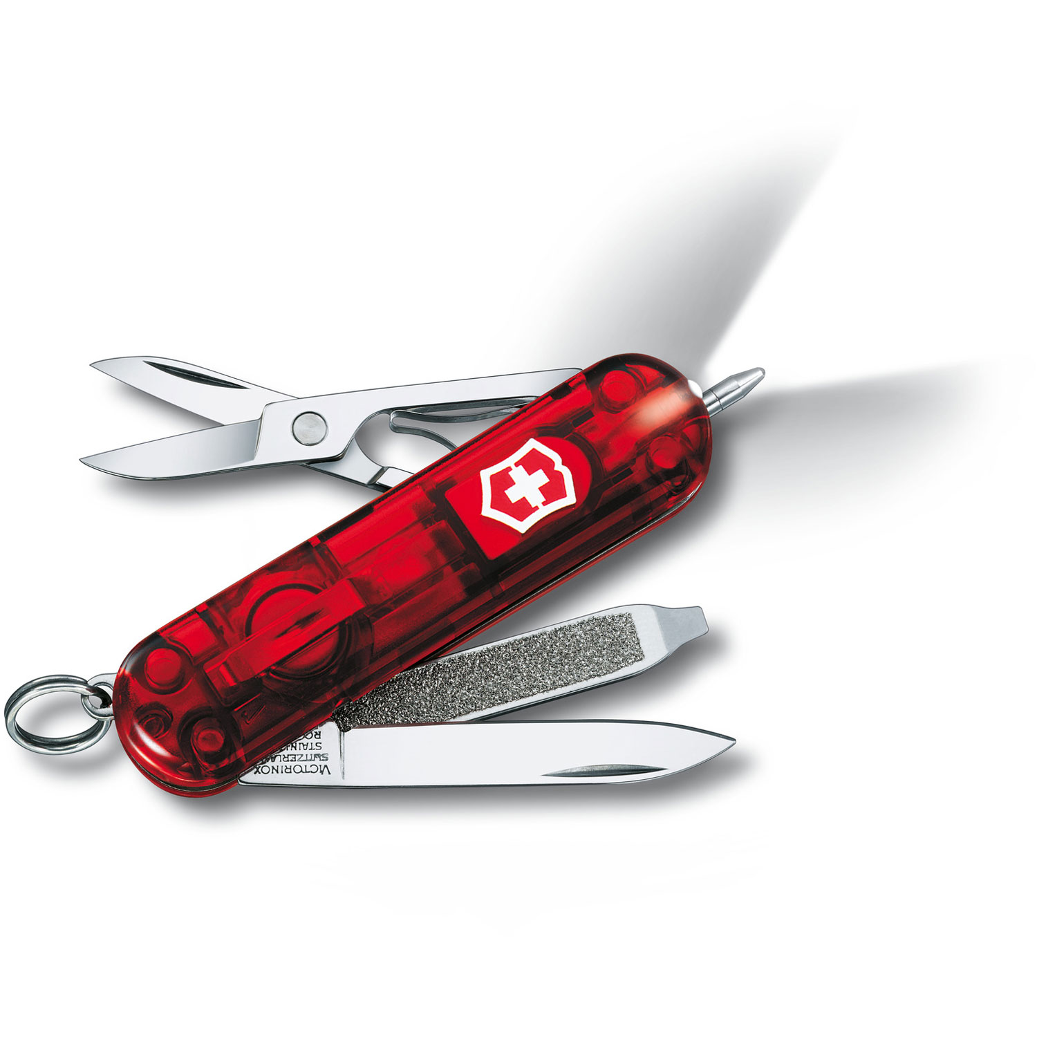 Victorinox Taschenmesser Signature Lite transparent rot