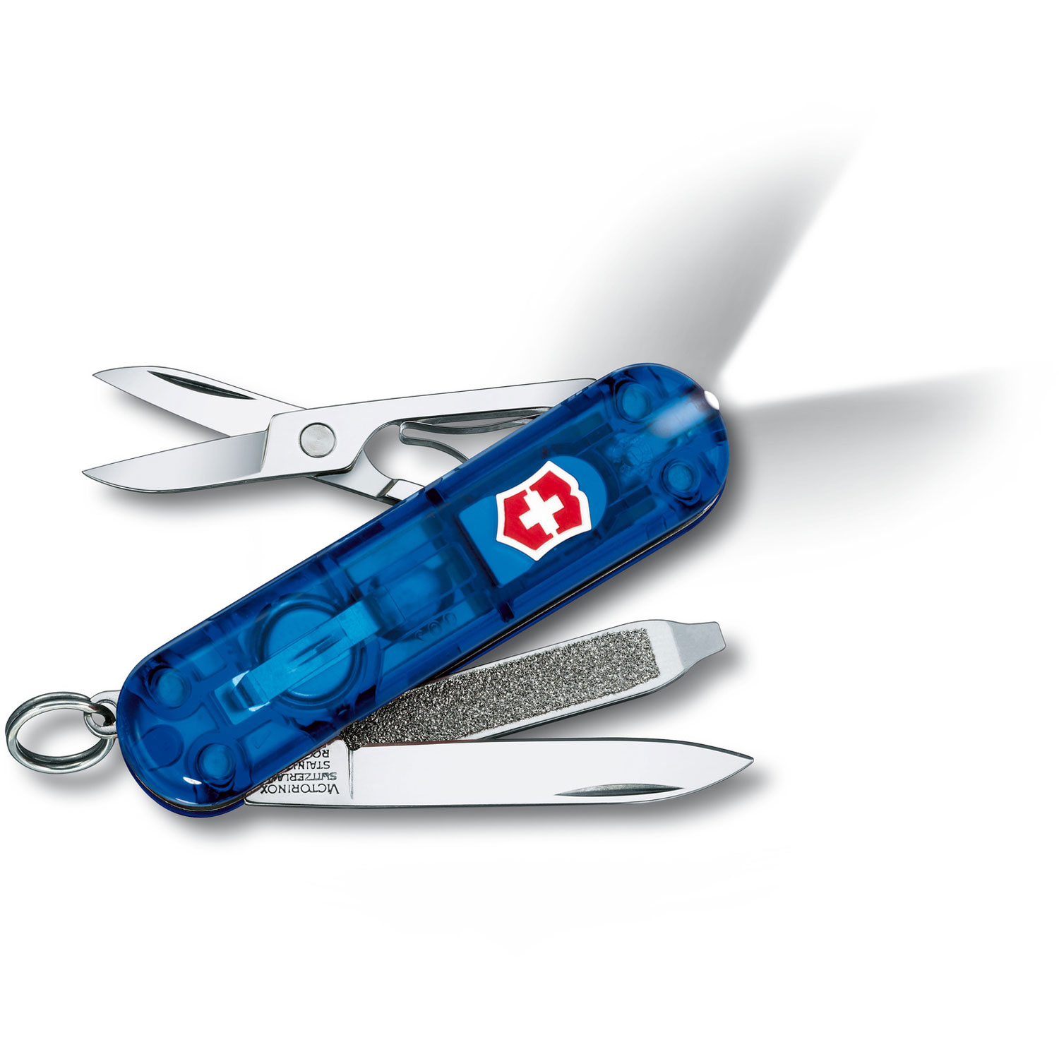 Victorinox Taschenmesser SwissLite transparent blau