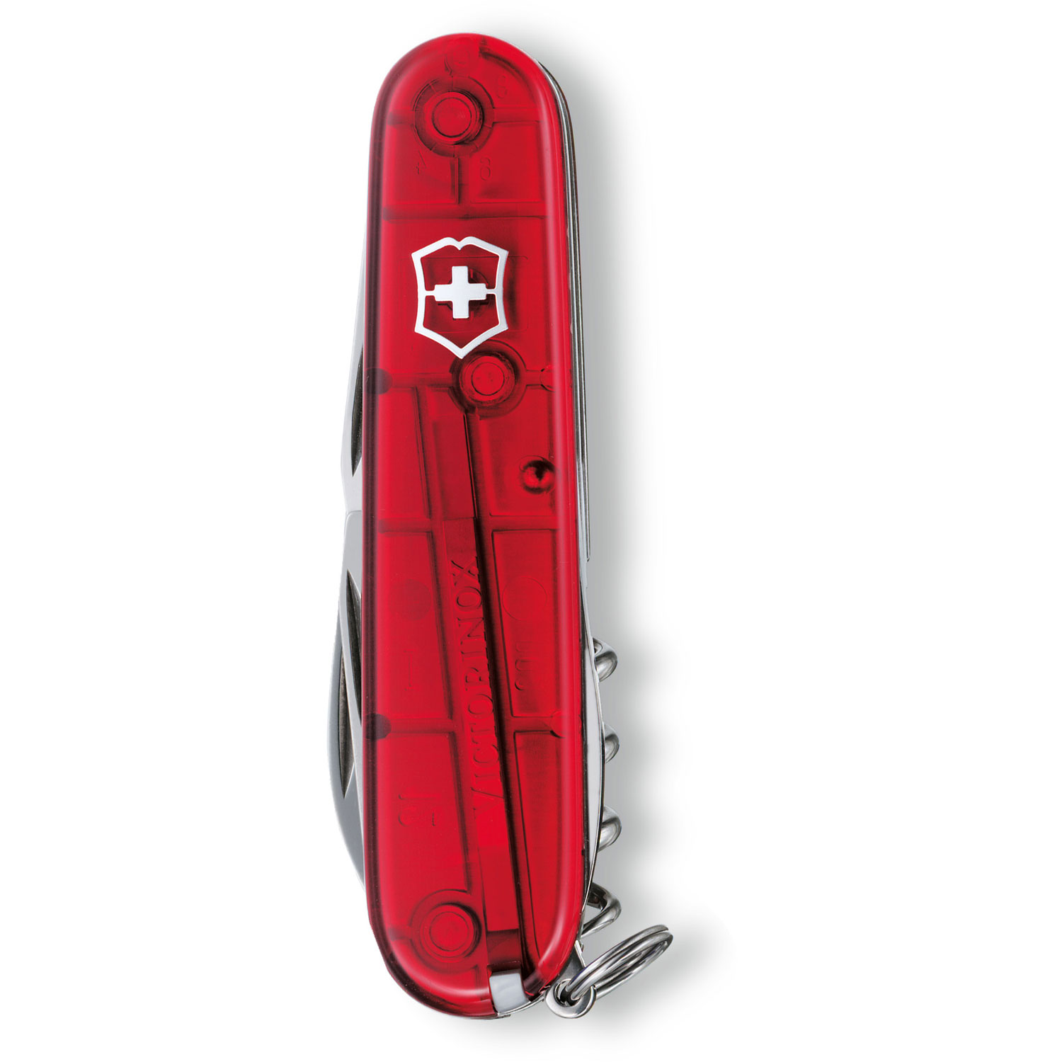 Victorinox Taschenmesser Spartan transparent rot