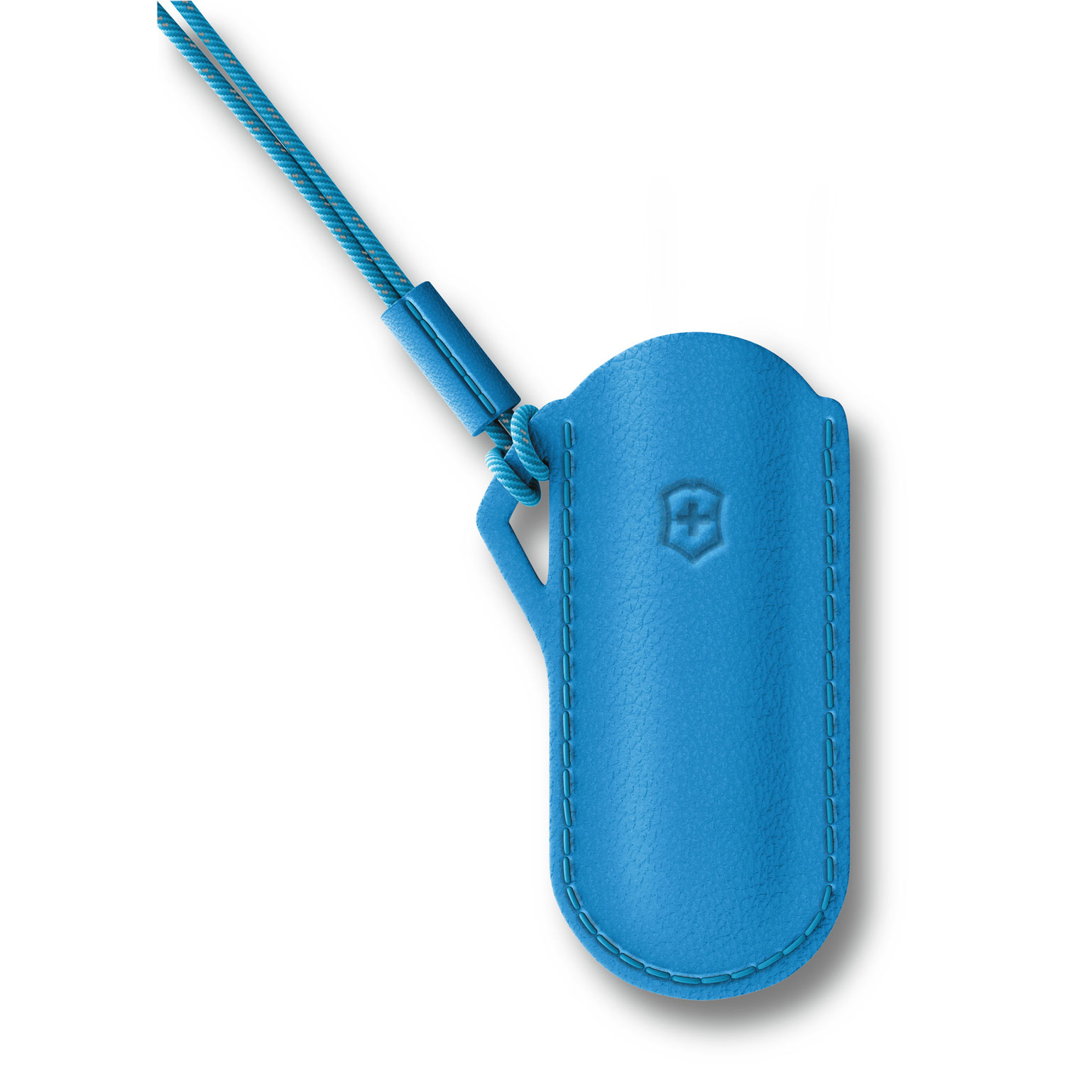 Leder-Etui blau für Victorinox Classic Colors