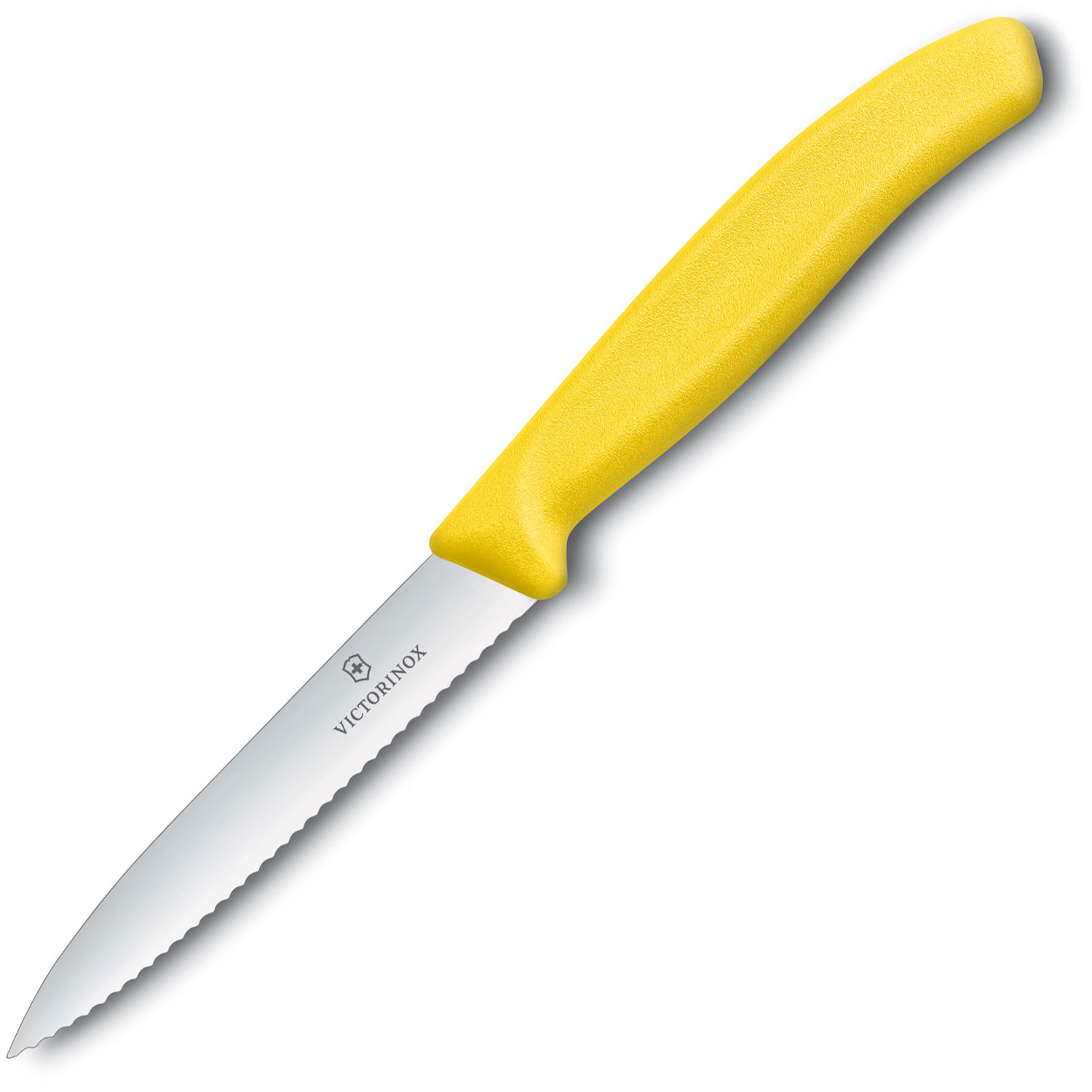 Victorinox Gemüsemesser mit Wellenschliff gelb