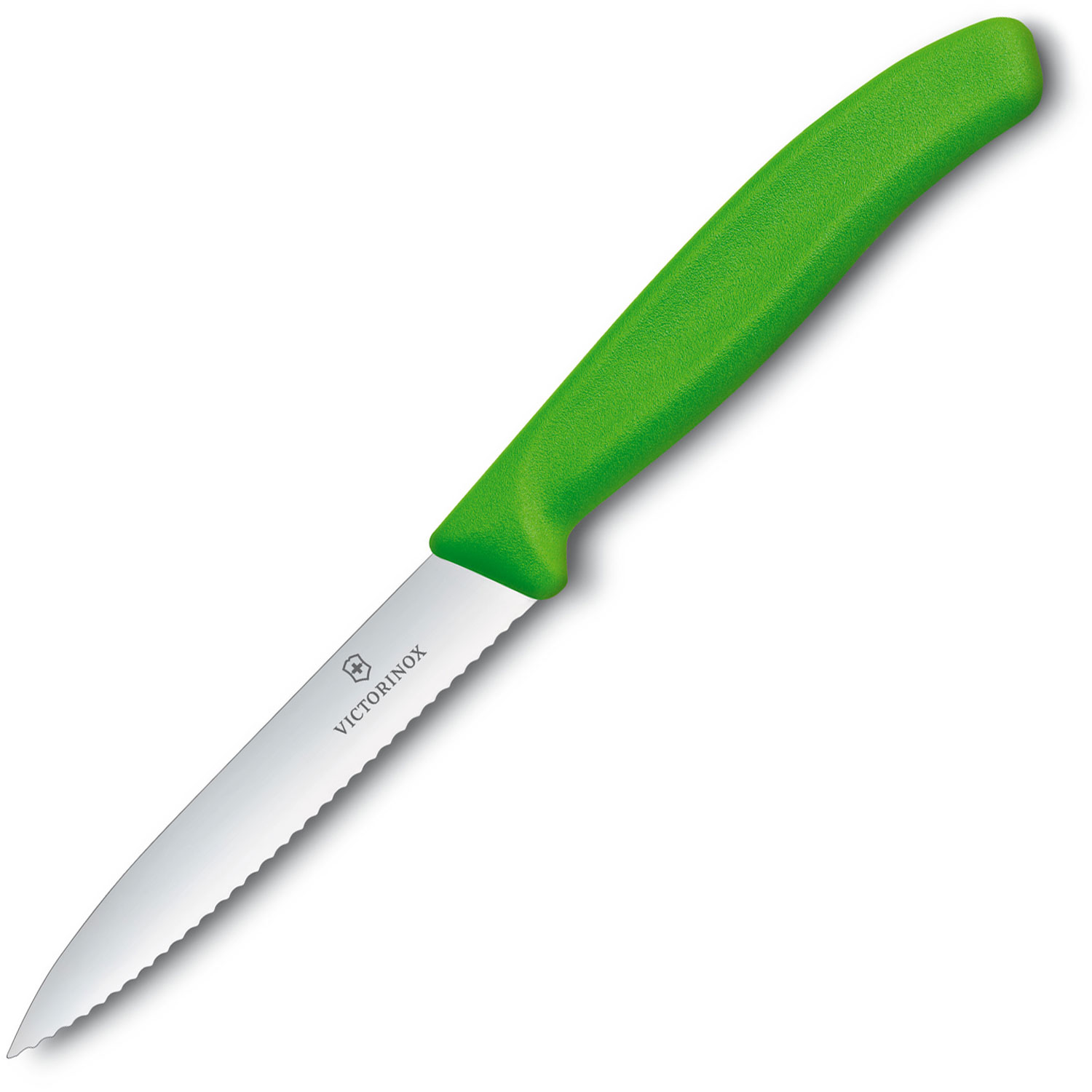 Victorinox Gemüsemesser mit Wellenschliff grün