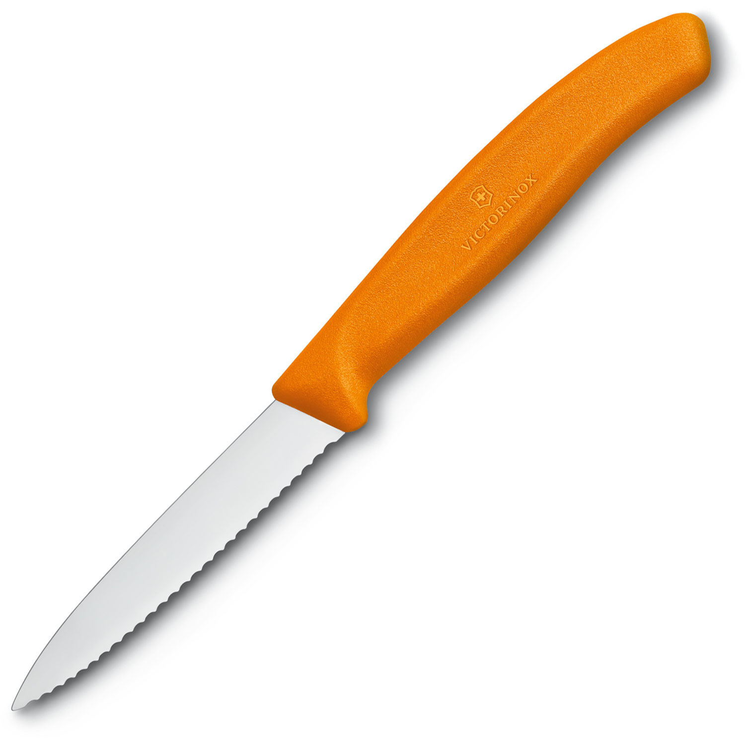 Victorinox Gemüsemesser mit Wellenschliff orange