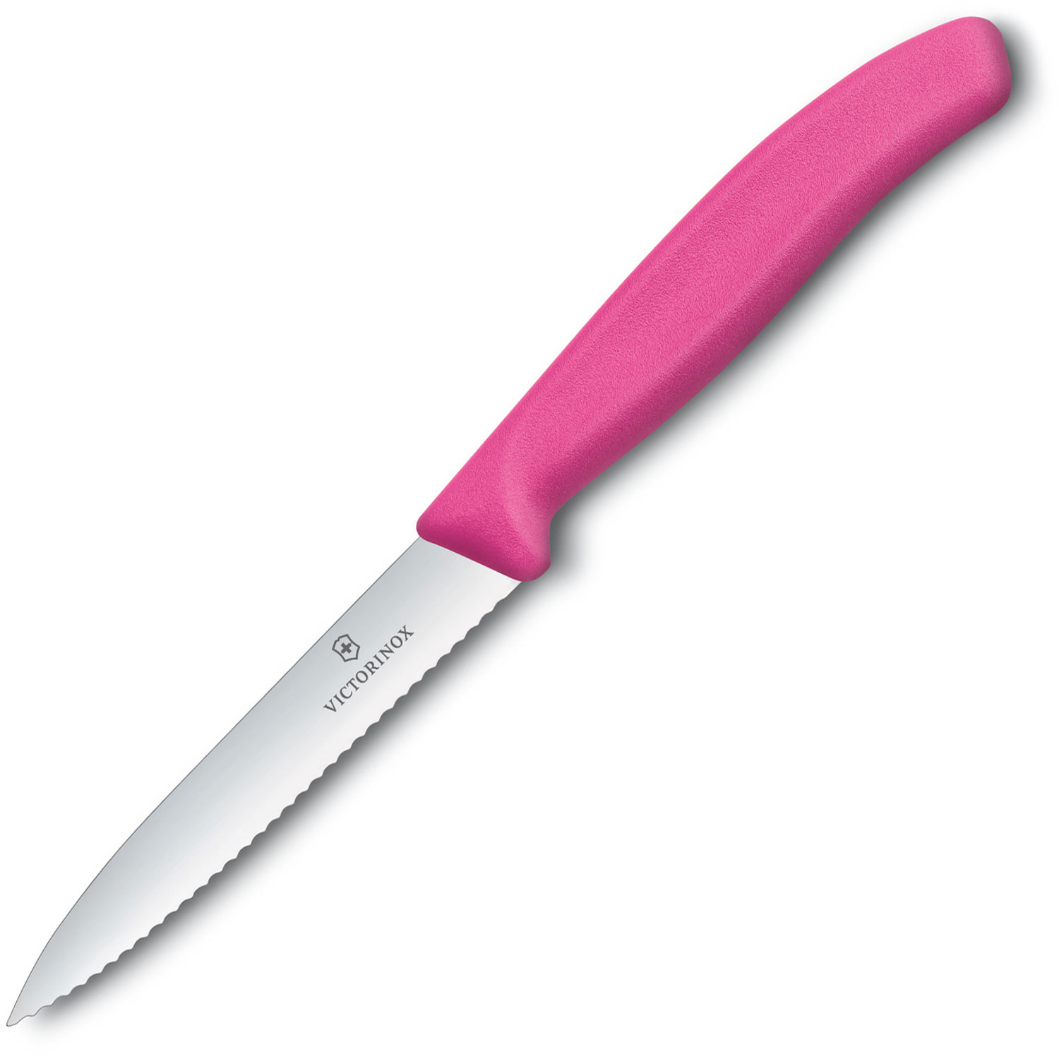 Victorinox Gemüsemesser mit Wellenschliff pink