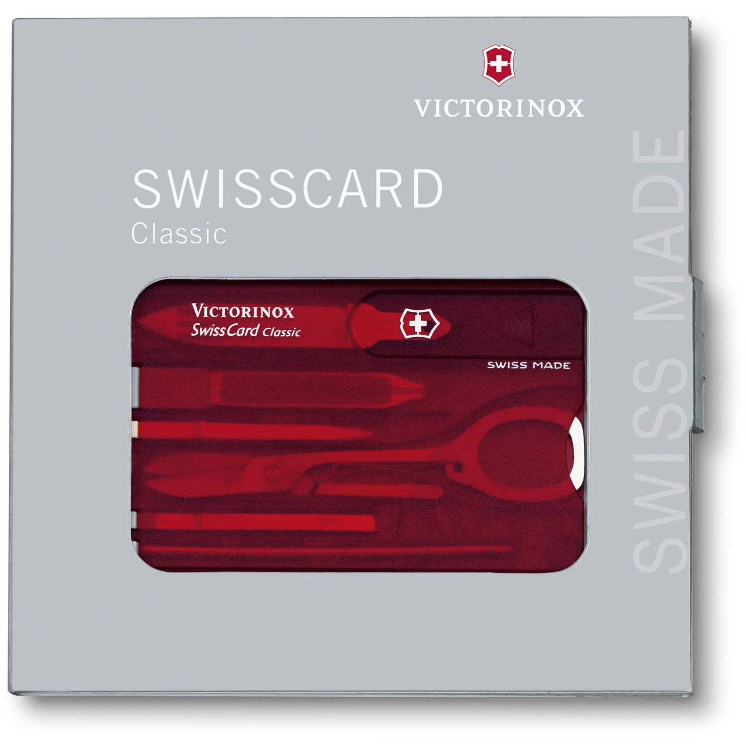 Victorinox SwissCard rot Verpackung