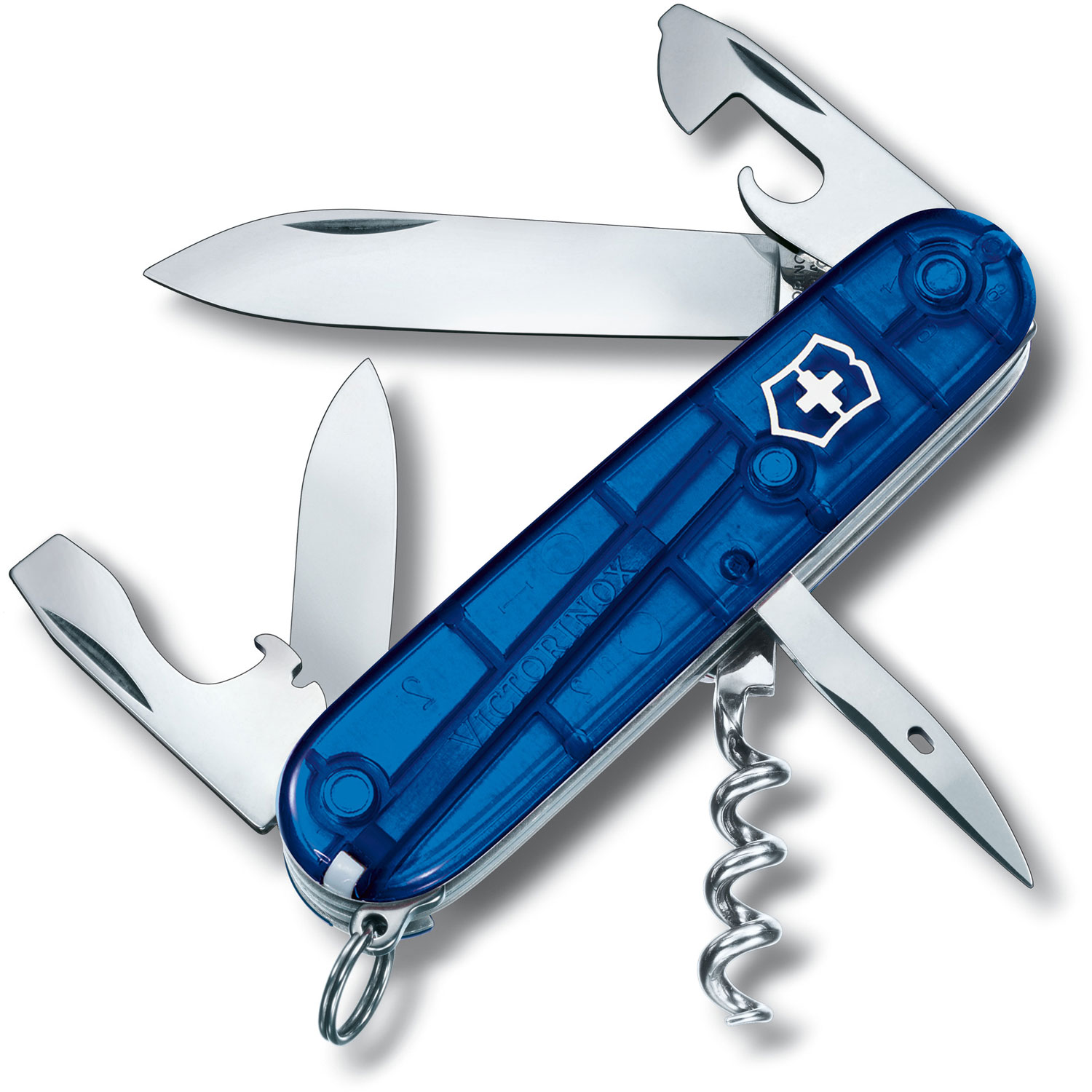 Victorinox Taschenmesser Spartan transparent blau